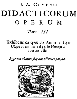 Buchtitel der Didacticorum Operum