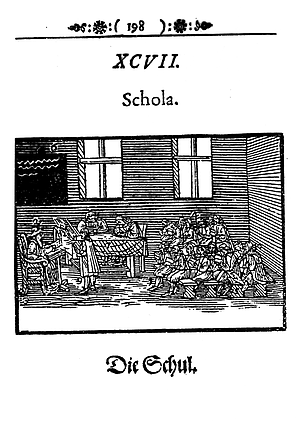 Darstellung der Schule im Orbis S. 198