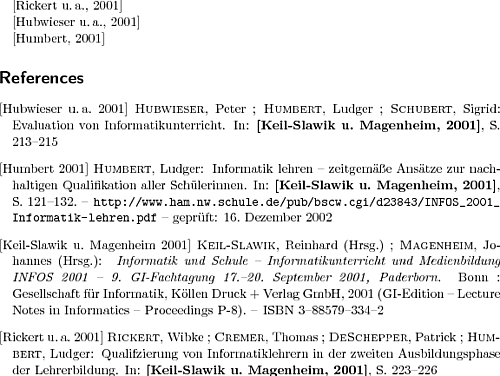Bibliographische Angaben mit crossref