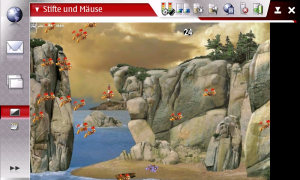 Nokia 770: Huhnspiel mit Stifte und Muse in Python